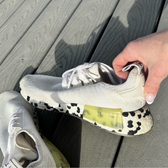 Adidas NMD R1 White Color Splash Boost Sneakers Mens Size 7 women 8.5 main image 5
